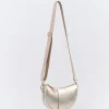 Sacs^One Step Alba - Sac Bandouliere Dore En Cuir