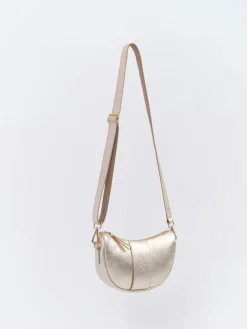 Sacs^One Step Alba - Sac Bandouliere Dore En Cuir