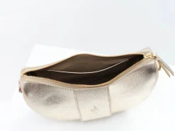 Sacs^One Step Alba - Sac Bandouliere Dore En Cuir