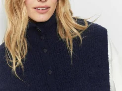 Echarpes Et Foulards^One Step Angie - Col Camionneur Marine En Tricot