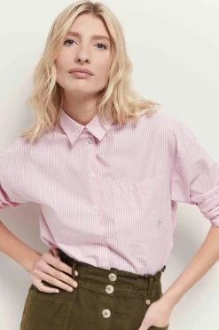 Chemises^One Step Celeste - Chemise Eglantine A Motif Rayures