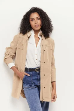 Vestes & Blousons^One Step Divin - Parka Sesame Enduite