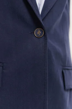 Vestes & Blousons^One Step Valand - Veste De Costume Marine En Lyocell®