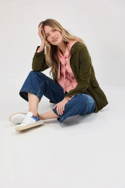 Vestes & Blousons^One Step Virgile - Veste Saharienne Kaki En Lyocell®